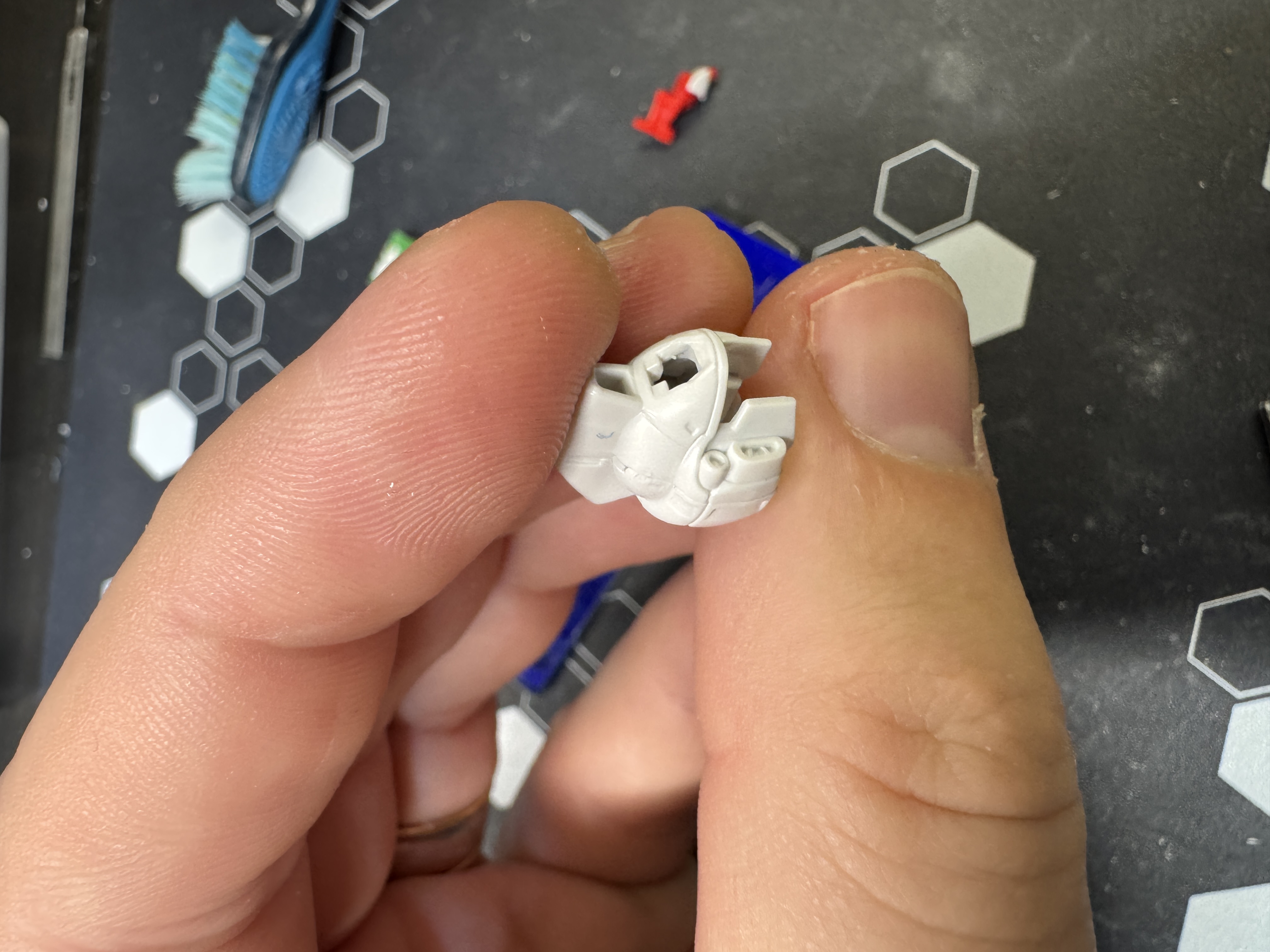 Tiny little helmet
