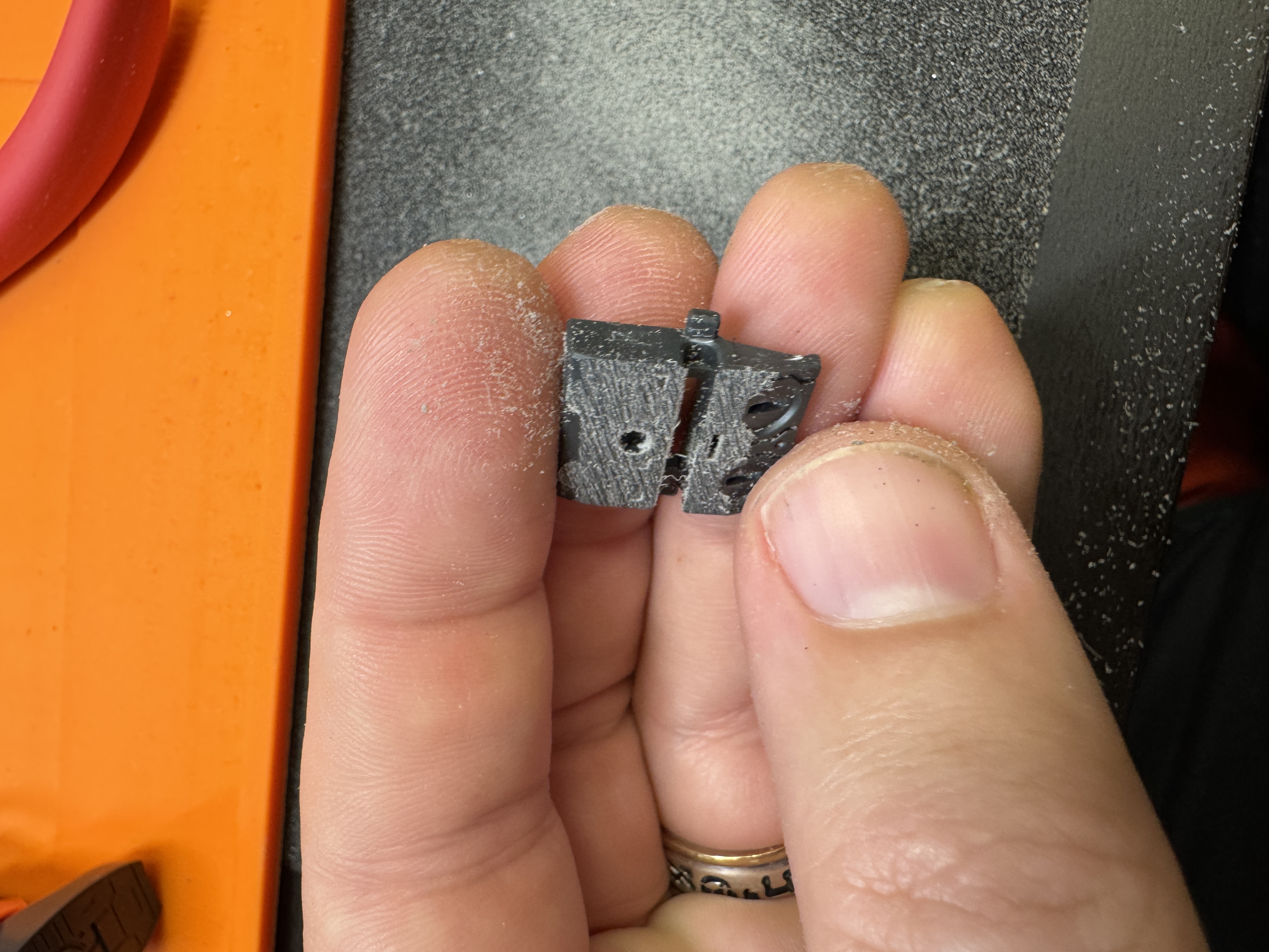 Sanded flat with 120 grit