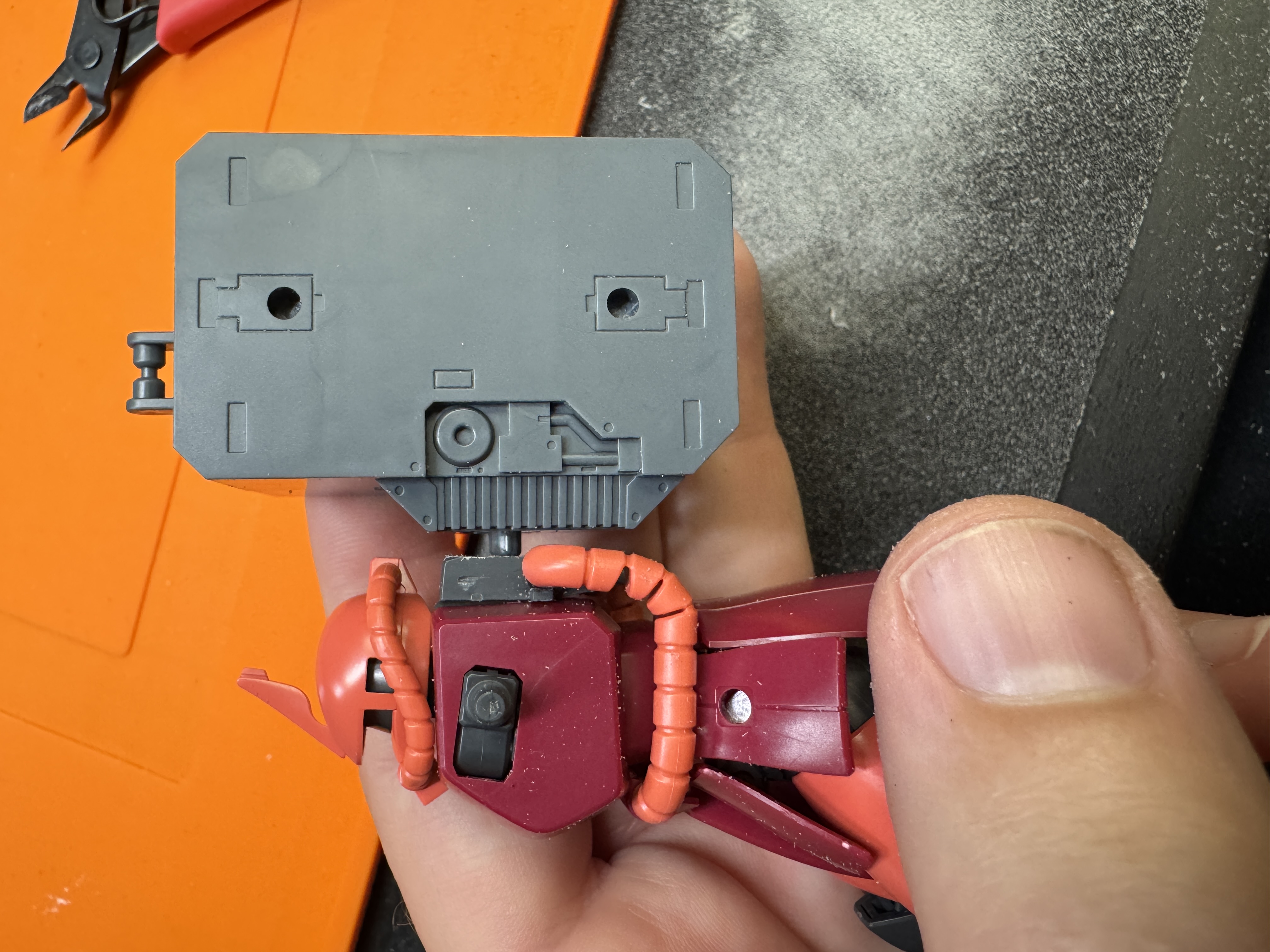 Pack base ready for PLA Plate build-up and drilling